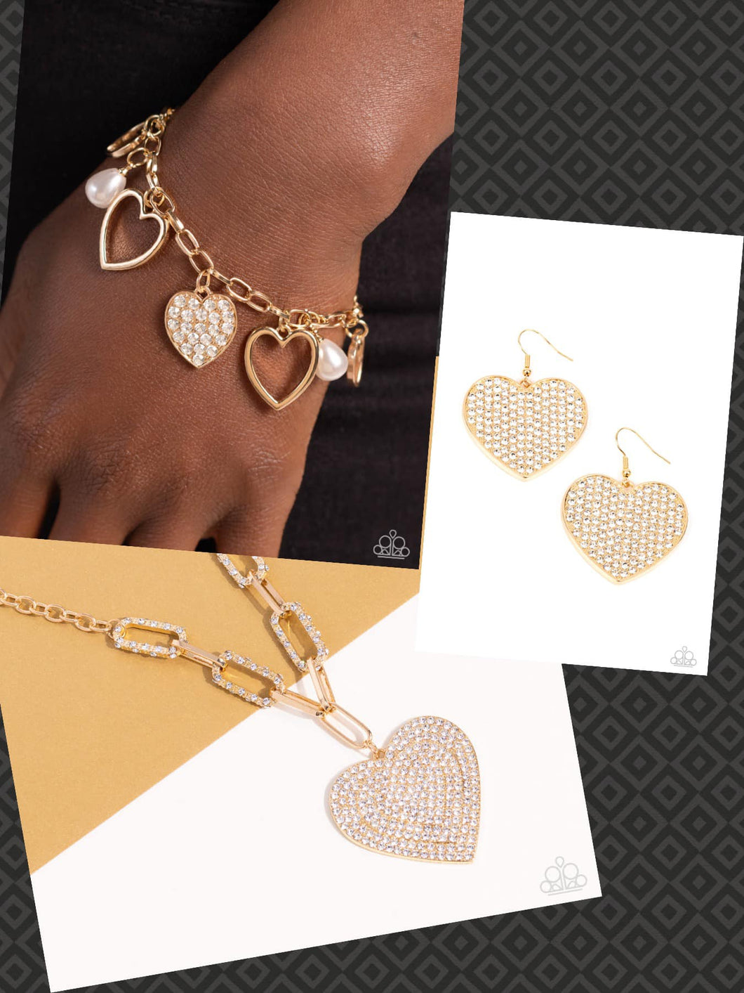Gold Heart Set