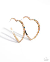 Load image into Gallery viewer, Halftime Hearts - Multi - Gold
