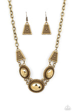 Load image into Gallery viewer, Textured TRAPEZOID - Brass
