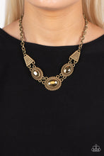 Load image into Gallery viewer, Textured TRAPEZOID - Brass
