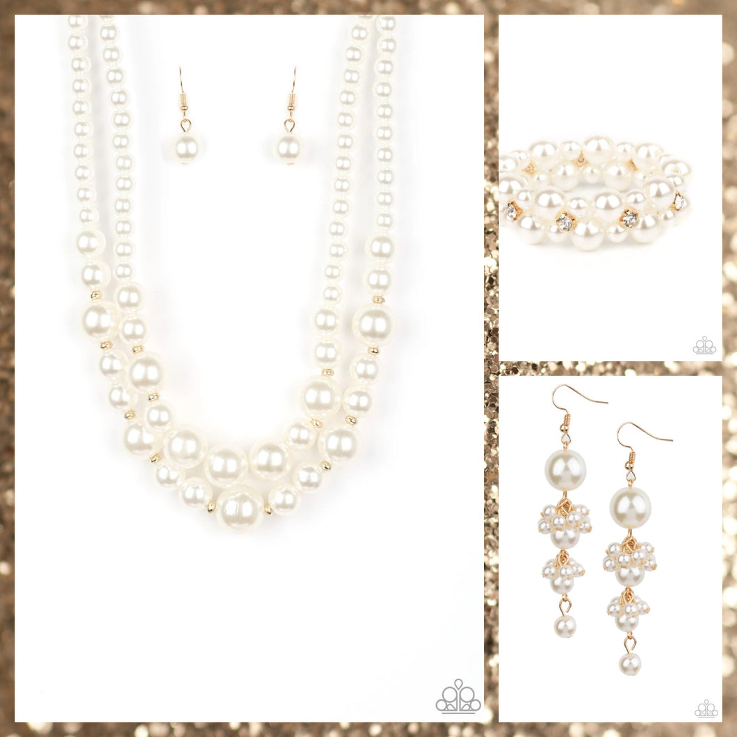 Pearl Set- Gold